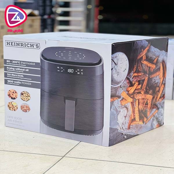 سرخ کن رژیمی 9 لیتر هنریچ مدل HFR-8208