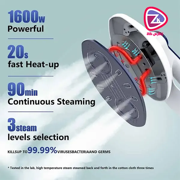 KOTLIE tank iron model LS-738S اتو مخزن دار KOTLIE مدل LS-738S