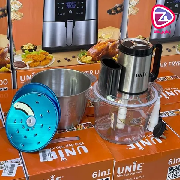 خرد کن وغذا ساز ۲ کاره یونی مدل UE-238 لیتر ۳٫۵