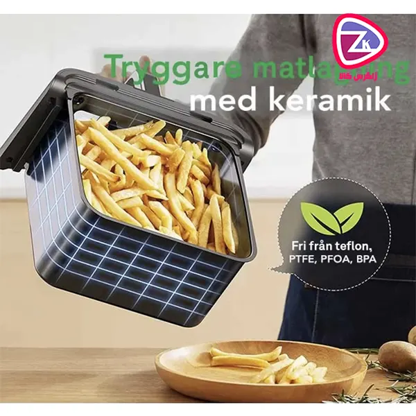 سرخکن بدون روغن لمسی گریمن ۶ لیتر مدل GR-AF575