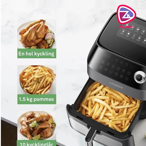 سرخکن بدون روغن لمسی گریمن ۶ لیتر مدل GR-AF575