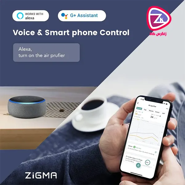 the Zigma Aerio-300 True HEPA air purifier