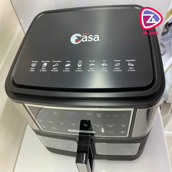سرخ کن -دوقلو بدون روغن -سوپر کاسا ۱۰ لیتر – CA112 Super Casa