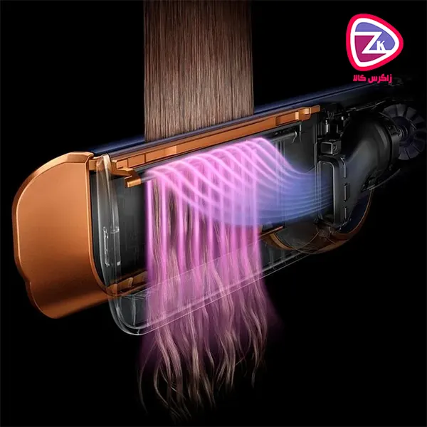اتو مو حالت دهنده موی سر دایسون مدل dyson ht01 ceramic pink