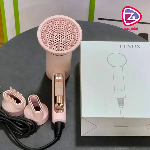 سشوار حرفه‌ای فانتین با چراغ یون ساز مدل F01