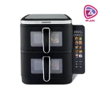 نمای کلی سرخ کن دو طبقه هنریچ مدل HFR 8231