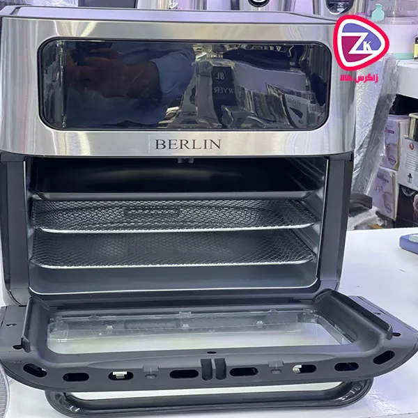 سرخ کن رژیمی ۱۲ لیتری برلین دارای جوجه گردان مدل b900