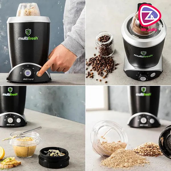 مخلوط‌کن ۶ کاره دلیمانو MultiFresh محصول لهستان به عنوان یک دستگاه چندمنظوره در آشپزخانه عمل می‌کند