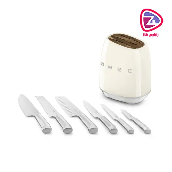 سرویس چاقو ۷ پارچه اسمگ KBSF01 با استفاده از متریال درجه‌یک ساخته شده است