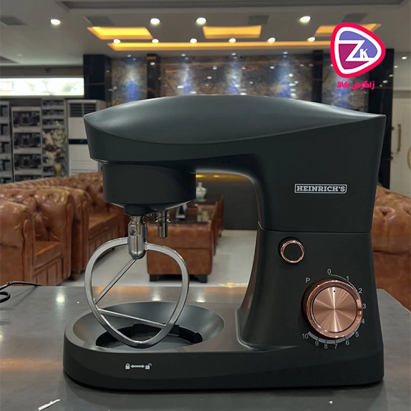 همزن کاسه‌دار ۶ لیتری هنریچ مدل HKM-8077 با هدف ارائه امکانات نزدیک به مدل‌های حرفه‌ای اما با قیمت رقابتی