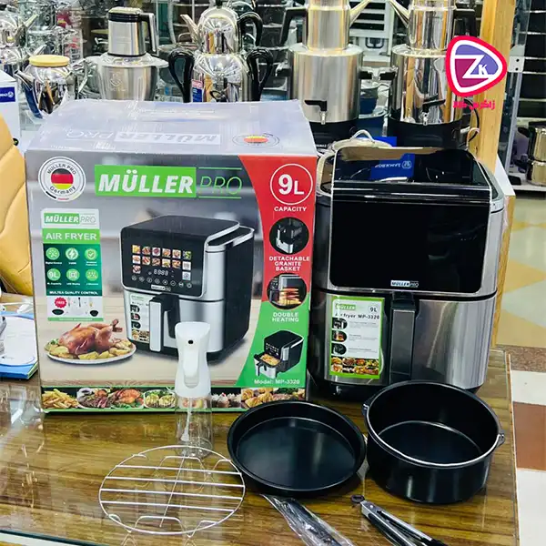 ظرفیت کاسه ۹ لیتر، این سرخ کن را برای خانواده‌های متوسط تا بزرگ مناسب می‌سازد